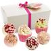 BRUBAKER Cosmetics set of 6 bath chocolates "Pink Moments" handmade and vegan