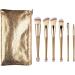 LaRoc 6pc Gold Make Up Brushes Set | MUA Super Soft Makeup Brushes for Powder & Liquid Foundation Blush Concealer Eyeshadow Contour & Blending | Complete Make-Up Brush Sets - Buy Online on GoSupps.com