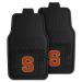 FANMATS 11342 Syracuse Orange 2-Piece Heavy Duty Vinyl Car Mat Set, Front Row Floor Mats, All Weather Protection, Universal Fit, Deep Resevoir Design One Size Heavy Duty Car Mat Set - 2 Pieces