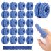 20 Pcs Finger Bandages Tubular Blue Finger Cots Buddies Finger Bobs Thumb Bandage Finger Bandages Tubular Finger Stall Tubular Bandages for Work Kitchen Finger Protection (Blue) One Size