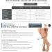 Truform Women's Compression Stockings 15-20 mmHg - Knee High Open Toe Opaque Beige Small (1 Pair) - International Shipping Available - Buy Online on GoSupps.com