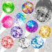 Colorful Disco Ball Cupcake Topper 48pcs Disco Themed Party Supplies for 70s Disco Birthday Party Baby Shower Supplies - Buy Online on GoSupps.com