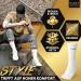 Canzt White Crew Socks - Tennis Socks for Men & Women | Set of 6 | Size 43-46 | Premium Cotton - Buy Online on GoSupps.com