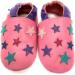 MiniFeet Premium Soft Leather Baby Shoes - Buy 4 Pairs, Get 1 Free! Toddler Shoes - 0-6 Months to 4-5 Years - Pink Stars - Buy Online on GoSupps.com