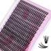 Calailis eyelashes individually 280 PCs 0.07-30d DIY cluster eyelashes d Curl Individual eyelash extensions eyelash extensions volume eyelashes eyelashes at home (0.07-30d 10-16 mix)