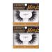 i-ENVY Luxury Mink Collection False Eyelashes 100% Real Mink Glamorous Eye Look Lashes Maximum Fluffiness 3D Multi-Curl Angle (2 Pack)