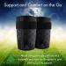 Thigh Compression Support Sleeve - Adjustable Non-Slip Strap for Hamstring & Quadricep Recovery - Breathable - 2 Pack - Men & Women - International Shipping - Buy Online on GoSupps.com