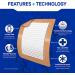 Care Science Antibacterial Fabric Adhesive Pad Bandages 3x4 inches - 30 Count - Buy Online on GoSupps.com