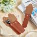 Buy SUPERFINDINGS 4Pcs PU Leather Razor Protective Case - Saddle Brown Shaving Pouch for Travel | 141mm Long Button Design Perfect for Razor & Accessories - Buy Online on GoSupps.com