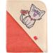 Be Mammy hooded baby towel made of cotton Oeko-Tex Standard 100 100cm x 100cm BE20-240-BBL (Orange - Cat)