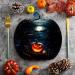 Fovolat Pumpkin Halloween Plates | Black Scary Pumpkin Paper Plates - 9Inch Pumpkin Shaped Dinner Platter Supplies for Autumn Tableware for Candy Treat Cake Snack - Buy Online on GoSupps.com