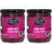 Ruby Red Sauerkraut - Organic Raw & Unpasteurised - Traditionally Fermented - 2 x 400g Jar - by The Cultured Food Company