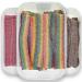 Mijoma Acid Fruit Rubber Strip Set - Vegan Halal Natural Dyes - Strawberry Kola Tutti Frutti - Delicious Sour Candy for Every Occasion - 900g - Buy Online on GoSupps.com