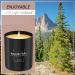 Relaxd Premium Yosemite Valley Scented Soy Wax Candle - Pine Bergamot & Cedarwood Aromatherapy, Hand Poured for Long Lasting Pleasure - Buy Online on GoSupps.com