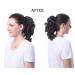 Onedor 12 Natural Textured Curly Ponytail Clip In Hair Extension - 10-Medium Golden Brown - Buy Online on GoSupps.com