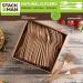 125-Pack 7 Inch Compostable Paper Plates | Eco-Friendly Bagasse Fibers | Biodegradable Brown Plate by Stack Man - Buy Online on GoSupps.com