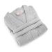 FOR SUSTAINABLE LIFE Muslin Unisex Bathrobe Turkish 100% Cotton Soft Absorbent Natural Garment Wash S-M Grey