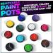 Blue Squid PRO Professional Face Paint Kit - 12x10g Classic Color Palette for Adults & Kids - Safe & Superior SFX Body Painting Supplies for Sensitive Skin - Halloween Ready - Buy Online on GoSupps.com
