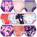 BIG ELEPHANT Baby Potty Training Pants Underwear for Girl's - 100% Cotton, 5T Colorful Flowers 5T (10 Count)