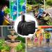 CWKJ 400GPH Submersible Water Pump - Durable 25W Outdoor Fountain Pump for Aquarium, Pond, Fish Tank - 6.5ft Power Cord, 3 Nozzles - Hydroponics, Backyard Fountain - Buy Online on GoSupps.com