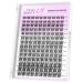 VEYESBEAUTY Lash Clusters Individual Eyelash Extensions Thin & Invisible Band DIY False Eyelashes for Self-application Newbie's Five-Second Series Wispy Lash Tray LuxeBold 8-16mm Mixed Length