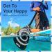 BPS NZ Alloy 2-Piece SUP Paddles - Lightweight Adjustable Stand-up Paddle Board Paddle - Black - Buy Online on GoSupps.com