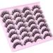 JIMIRE Russian Strip Eyelashes Cat Eye Volume Eyelashes Natural Look Like Eyelash Extensions Fluffy 16MM Thick Faux Mink Lashes 14 Pairs Pack Volume Cat Eye - Buy Online on GoSupps.com