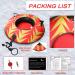 PHETEA Foldable Inflatable Snow Tube for Sledding | Heavy Duty Towable Tube for Adults | Commercial Grade | Red - Buy Online on GoSupps.com