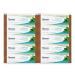Himalaya Botanique Complete Care Whitening Toothpaste Simply Mint Fluoride Free for a Clean Mouth Whiter Teeth and Fresh Breath 0.74 oz TSA Approved Travel Size 10 Pack 0.74 Ounce (Pack of 10) Whitening Mint