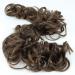 CAISHA XXL Brown Messy Bun Hairpiece - Bridal Updo Voluminous Curly Hairstyle #4T6 - Buy Online on GoSupps.com