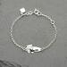 Baby Teddy Children's Bracelet - Engraved 925 Silver 14cm & 16cm - Perfect Gift for Birth & Baptism - Personalized Lucky Charm for Girls - Buy Online on GoSupps.com