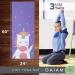 Gaiam Kids Yoga Mat with Fun Prints - Playtime for Babies and Active Toddlers | 60 L x 24 W x 3mm Thick | Twinkle Toes Print - Buy Online on GoSupps.com