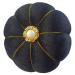 CUSHYSTORE Velvet Wrist Pin Needle Cushion Pincushion for Sewing with Adjustable Elastic Strap Fit All Wrist Sizes (Black)