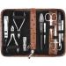 3 Swords Germany Manicure set pedicure kit Cognac - Ostrich Imitation