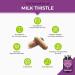 Organic Milk Thistle - Pure Seed Powder Excipient Free - Triple Action Liver Supplement: Detoxify Protect & Strengthen - 120 Vegan Capsules - High Strengh - French Expertise - Nutrimea - Buy Online on GoSupps.com