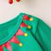 LIKPOJA Newborn Baby First Christmas Elf Outfit with Elf Hat | Santa Costume for Baby Girls and Boys 3-6 Months | Green Elf Romper - Buy Online on GoSupps.com