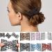 CCbeauty Magic Hair Comb Set - 6pcs Double Slide Stretching Hairpins for Women | Decorative Elastic Beaded Clips for Popular Hairstyles - Buy Online on GoSupps.com