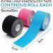 Shukash Kinesiology Tape 19.7ft Uncut Muscle Support Tape - 3 Rolls Black - Buy Online on GoSupps.com