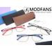 MODFANS 3 Pack Reading Glasses for Men & Women - Blue Light Filter Metal Frame Rectangle Style Stainless Steel - Red Blue Brown +1.50 - Buy Online on GoSupps.com