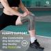 Vital Salveo Knee Compression Sleeve for Swelling Recovery | Knee Brace for Pain Relief in Men & Women | Unisex Sports Support for Running Basketball & Gym (Light Grey XXXL - Buy Online on GoSupps.com