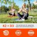 Premium Vitamin K2 (MK7) with D3 Supplement for Bone and Heart Health - Non-GMO Formula - 125mcg Vitamin D3 & 100mcg Vitamin K2 MK-7 - Easy to Swallow - Calcium Support - Buy Online on GoSupps.com