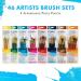 Princeton Real Value Series 9100 Paint Brush Set - Syn-Gold Taklon for Acrylic, Oil, and Watercolor Painting - 9 Piece Variety Pack - Buy Online on GoSupps.com
