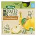 Blédina Les Récoltes Bio 24 Bottles Apple/Bananas Mixed Desserts (Pack of 6 x 4 Bottles)