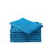 De Witte Lietaer Contessa Luxe Set of 6 Wash Mitts Cotton Lagoon Blue 16 x 22 cm 16x22 Lagoon Blue