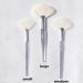 Buy Natural Fluffy White Goat Hair Fan Brush for Skincare & Estheticians - Soft & Medium Size - International Shipping Available - Buy Online on GoSupps.com