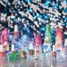 Bluesky Christmas Kids Nail Varnish Bauble Christmas Tree Pink Multicolour Glitter. Easy Peel-off Non-Toxic Water- based Odour-free Nail Polish for Kids 5ml - Buy Online on GoSupps.com
