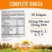 Sundown Complete Omega Wild Alaskan Salmon Oil 1400mg Softgels - 90 Count - Buy Online on GoSupps.com