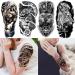 24 Sheets Cool Super Large Full Arm Temporary Tattoo Sleeve for Men & Women - Flower, Eagle, Compass, Tribal Tiger - 16 Sheets Thigh Adults Tatoo - FANRUI - Buy Online on GoSupps.com