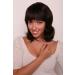 Undyed Dark Brown Human Hair Wig | Shoulder Length Straight Wig with Bangs | Color Code 0 - Shop Now! - Buy Online on GoSupps.com
