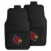FANMATS 8916 Louisville Cardinals 2-Piece Heavy Duty Vinyl Car Mat Set, Front Row Floor Mats, All Weather Protection, Universal Fit, Deep Resevoir Design
